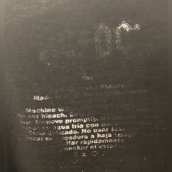 Black ACDC Back In Black Graphic Tee, Size L - Picture 3 of 3